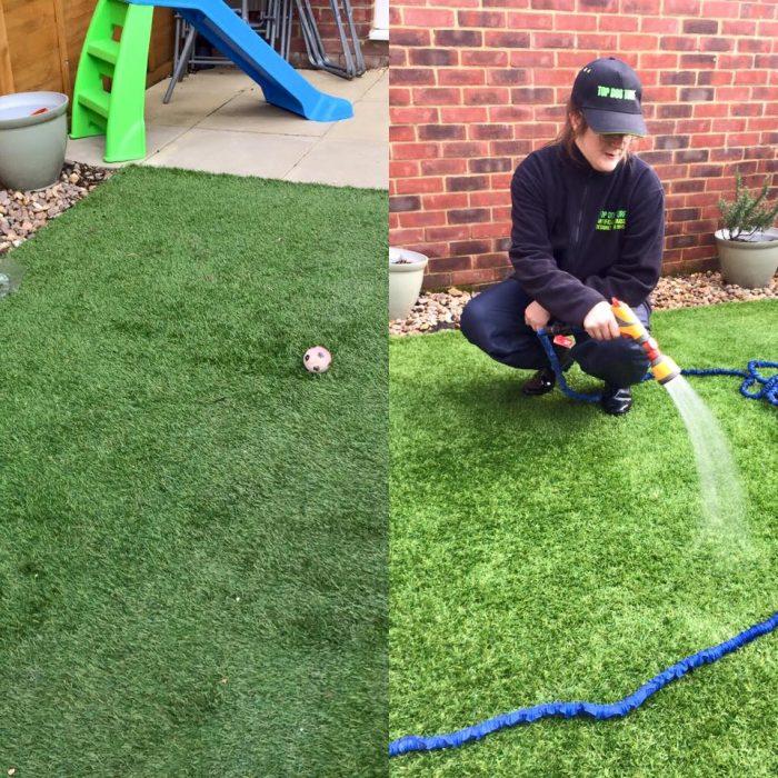 How to clean artificial grass Top Dog Turf